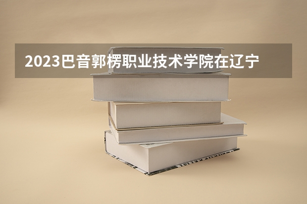 2023巴音郭楞职业技术学院在辽宁高考各专业计划招多少人