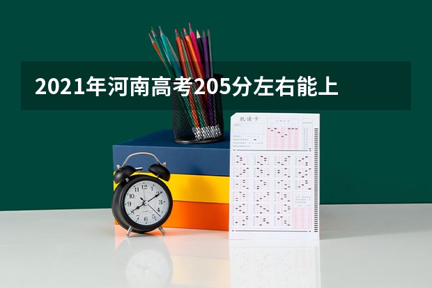 2021年河南高考205分左右能上什么样的大学