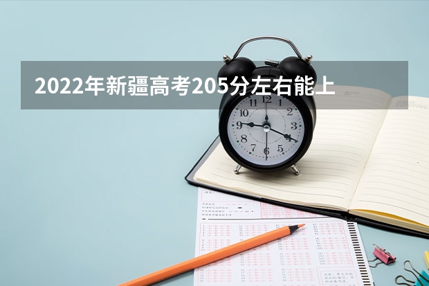 2022年新疆高考205分左右能上什么样的大学
