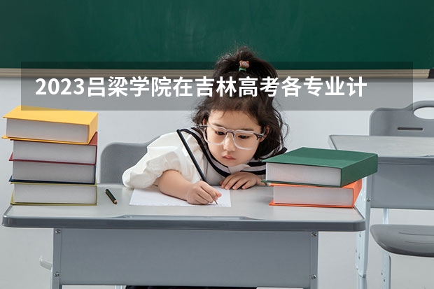2023吕梁学院在吉林高考各专业计划招多少人
