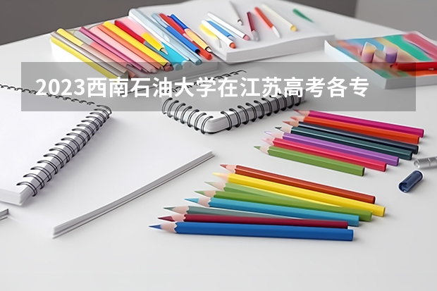 2023西南石油大学在江苏高考各专业计划招多少人
