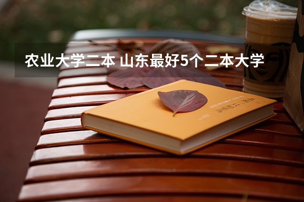 农业大学二本 山东最好5个二本大学