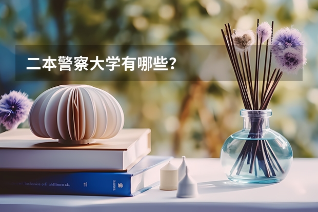 二本警察大学有哪些？