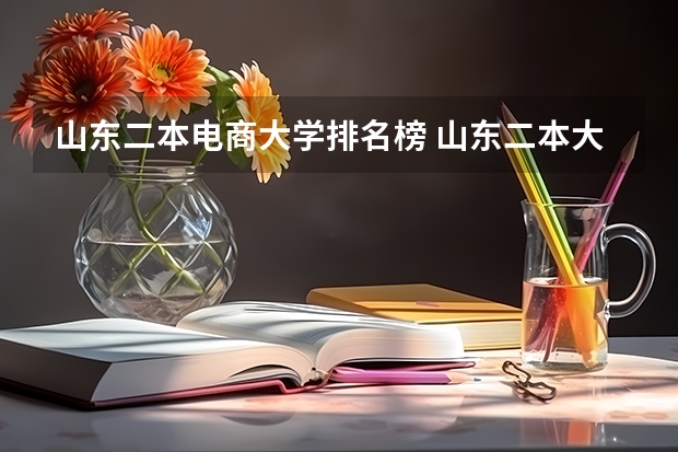 山东二本电商大学排名榜 山东二本大学排名一览