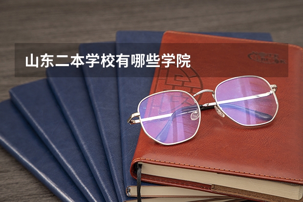 山东二本学校有哪些学院