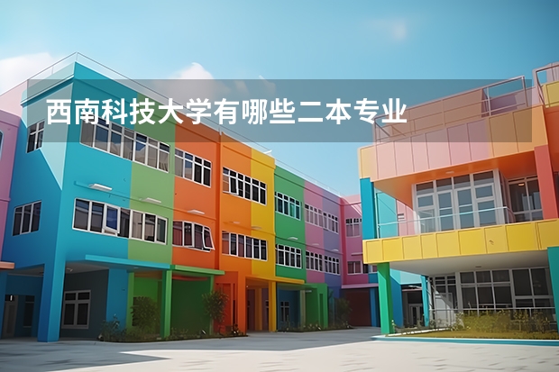 西南科技大学有哪些二本专业