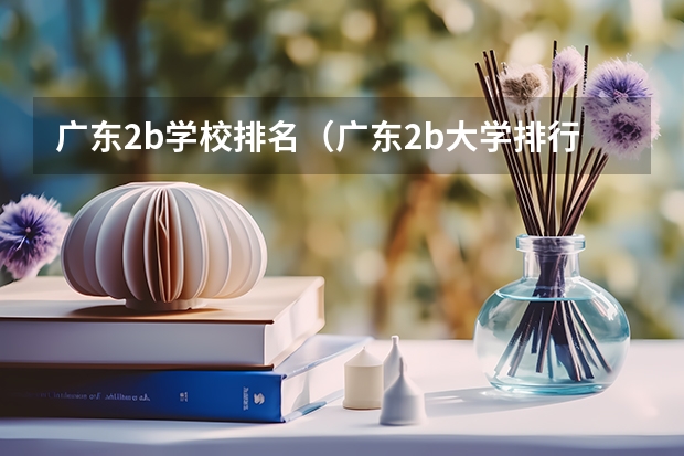 广东2b学校排名（广东2b大学排行榜） 广东二本大学排名大全