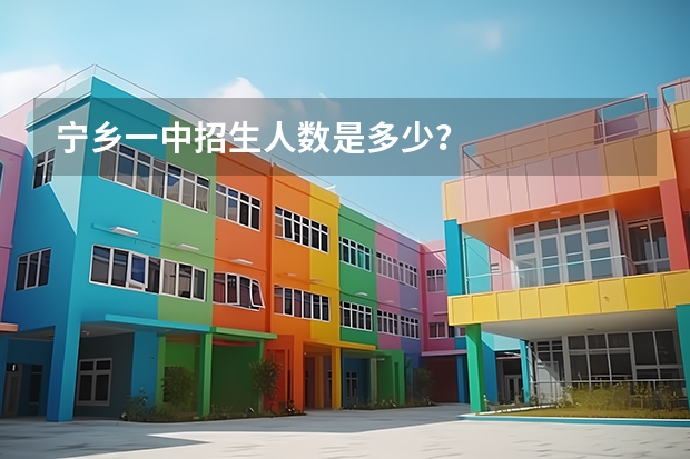 宁乡一中招生人数是多少？