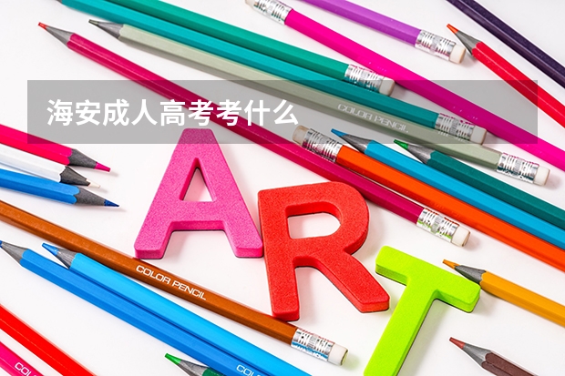 海安成人高考考什么