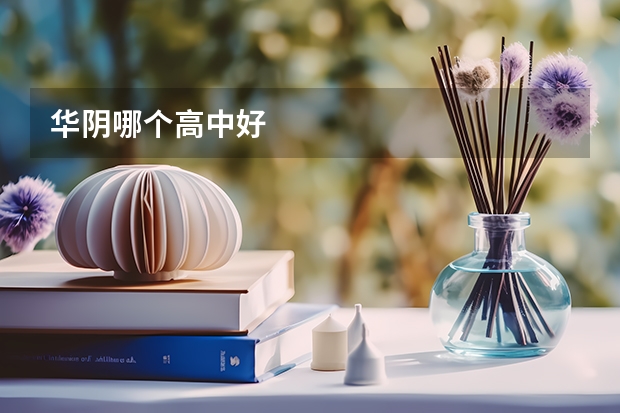 华阴哪个高中好