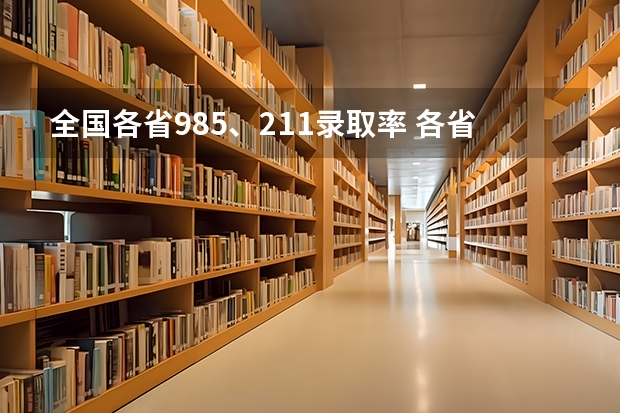 全国各省985、211录取率 各省高考录取率
