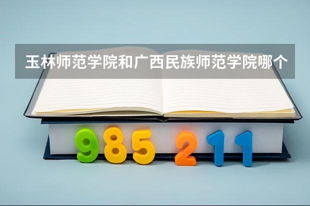 玉林师范学院和广西民族师范学院哪个好