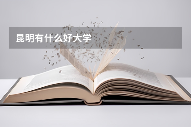 昆明有什么好大学