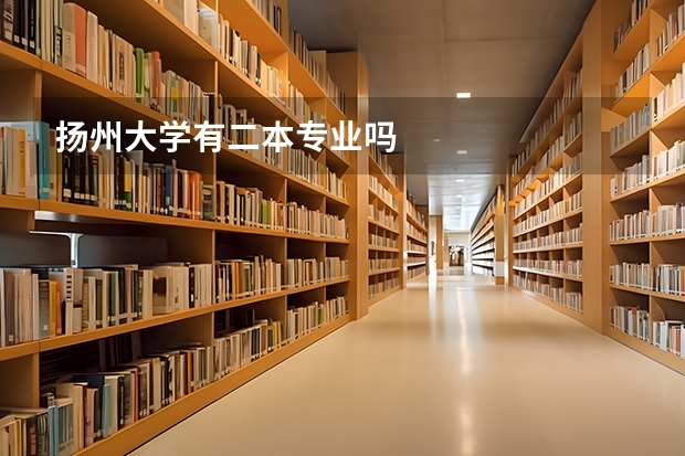 扬州大学有二本专业吗