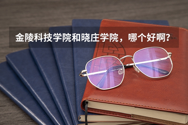 金陵科技学院和晓庄学院，哪个好啊？