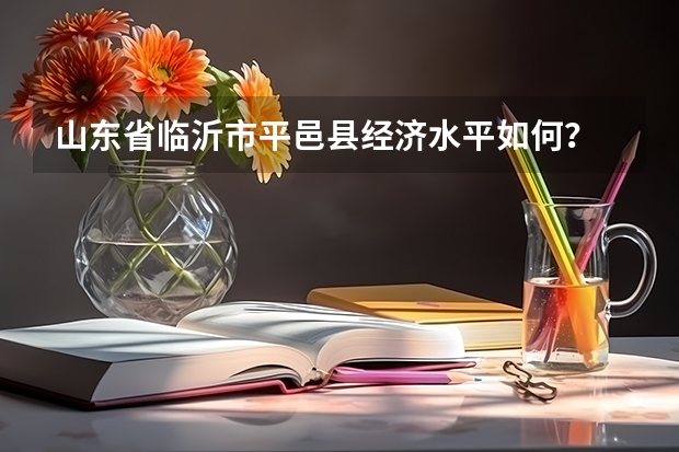 山东省临沂市平邑县经济水平如何？