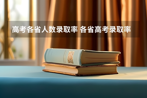 高考各省人数录取率 各省高考录取率