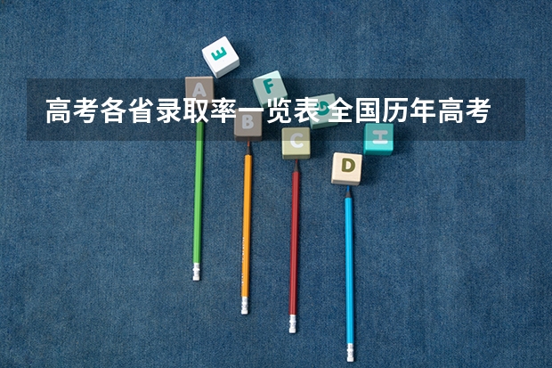 高考各省录取率一览表 全国历年高考录取率