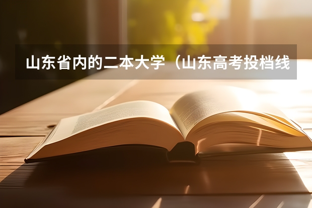 山东省内的二本大学（山东高考投档线排名）