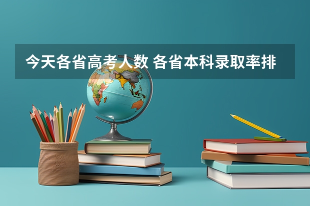 今天各省高考人数 各省本科录取率排行