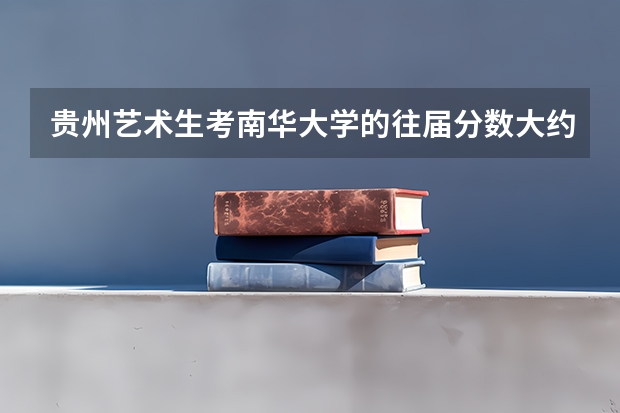 贵州艺术生考南华大学的往届分数大约是多少？