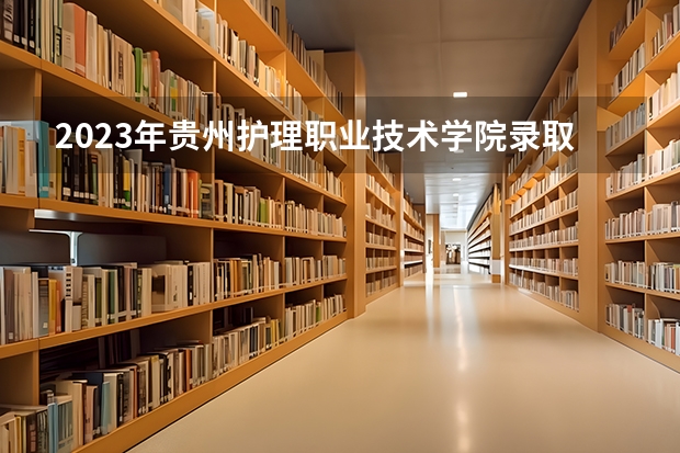 2023年贵州护理职业技术学院录取分数参考