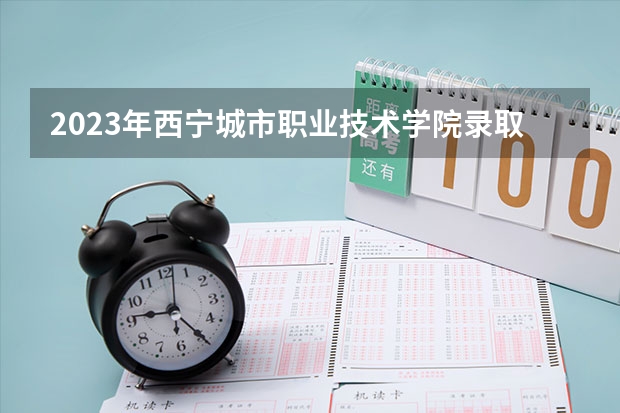 2023年西宁城市职业技术学院录取分数参考