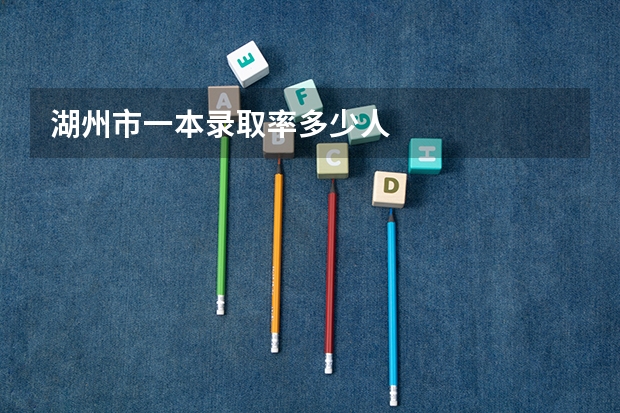 湖州市一本录取率多少人