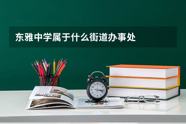 东雅中学属于什么街道办事处