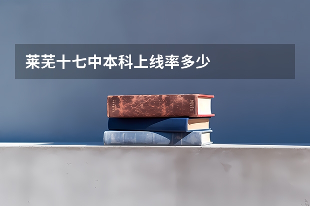 莱芜十七中本科上线率多少
