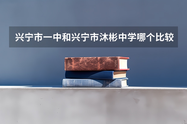 兴宁市一中和兴宁市沐彬中学哪个比较好？