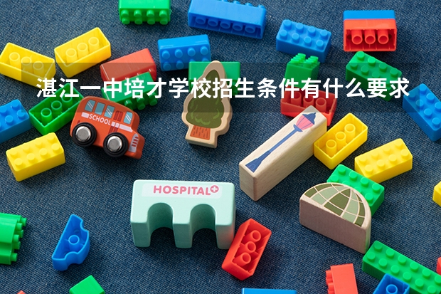 湛江一中培才学校招生条件有什么要求？