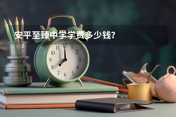 安平至臻中学学费多少钱？