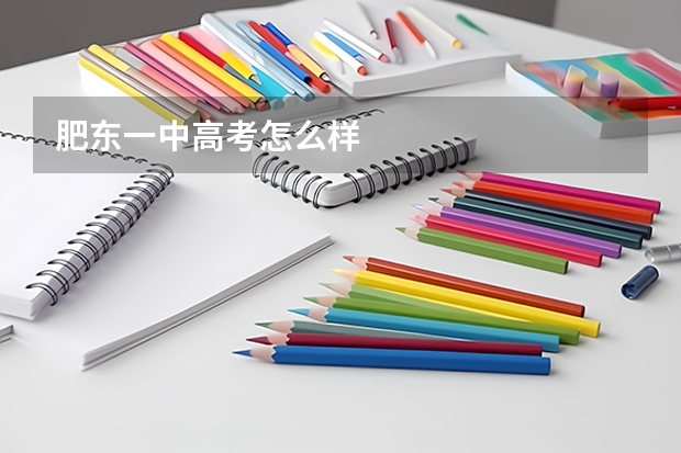 肥东一中高考怎么样