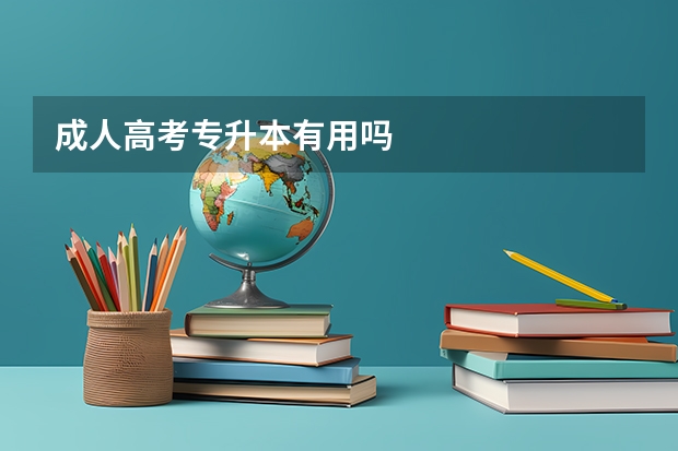 成人高考专升本有用吗