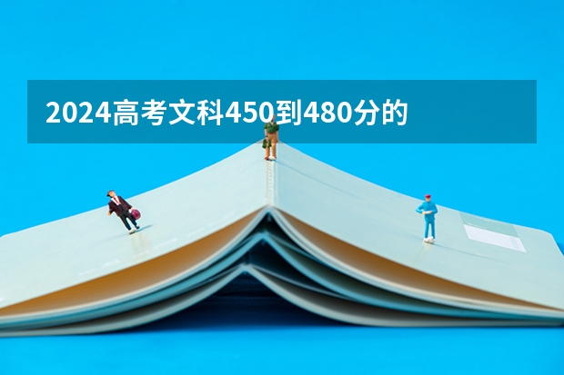 2024高考文科450到480分的二本学校有哪些