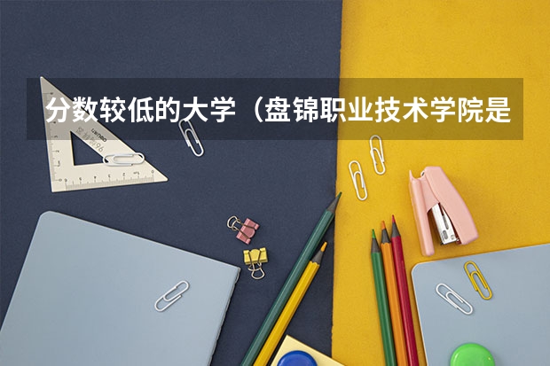 分数较低的大学（盘锦职业技术学院是一本还是二本）