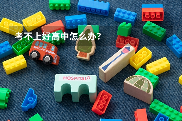 考不上好高中怎么办？