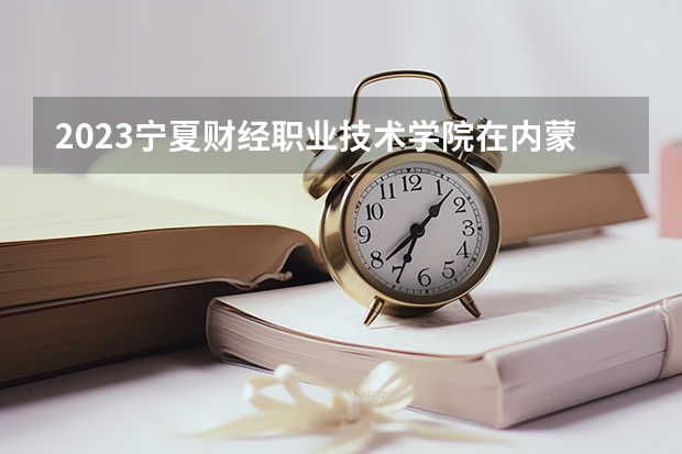 2023宁夏财经职业技术学院在内蒙古高考各专业计划招多少人